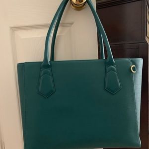 COPY - Dagne Oliver Signature Tote Teal